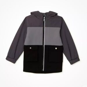 Swiss Tech Toddler Boys Lightweight Jacket-Black/Gray-3T